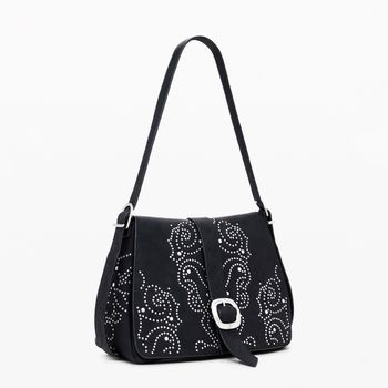 Desigual Bolso cruzado efecto piel tachuelas pequeño 25WAXPBH-2000