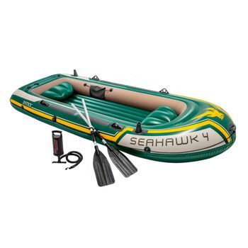 Barca Hinchable Intex Seahawk 4 Con Remos 351x145x48 Cm