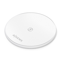 cargador aisens inalambrico usb-c 15w para movil blanco