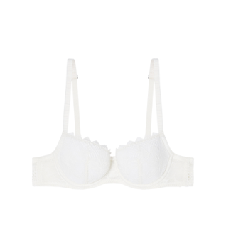 Emporio Armani para mujer. EW001943_AF19033 Sujetador Eternal Lace blanco (100B), Homewear, Poliéster