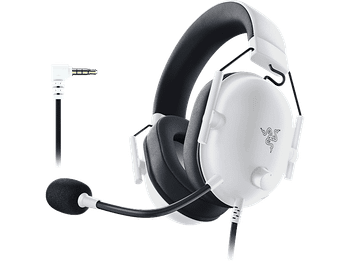 Auriculares gaming - Razer Blackshark V2 X, Diafragmas 50 mm TriForce, Micrófono Cardioide, Jack 3.5 mm, Blanco