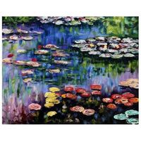 legendarte - cuadro lienzo impresion digital - el estanque con nenufares - claude monet - decoracion pared cm 80x100