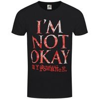 my chemical romance camiseta im not okay para mujer