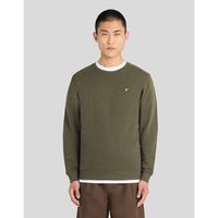 lyle  scott jersey ml424vog crew neck-x569 khaki ash para hombre