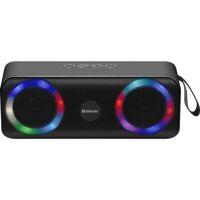 altavoces defender portatiles estereo bluetooth 10 w con led y microsd