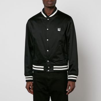 Maison Kitsuné Grey Fox Head Cotton-Blend Jacket - L