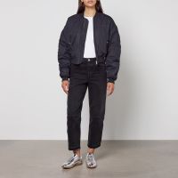marant etoile bessime cotton-blend bomber jacket - uk 10