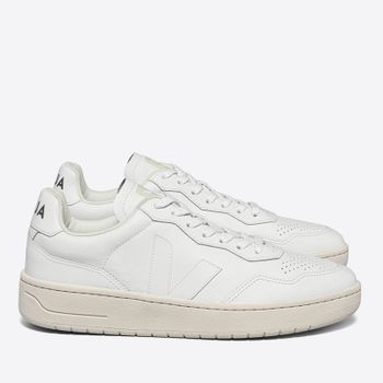 Veja Women's V-90 Bastille Leather Trainers - UK 4