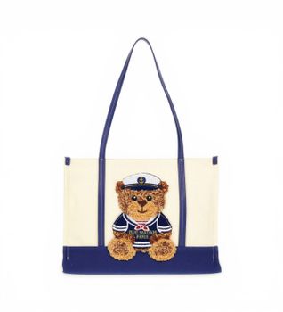 RUE MADAM PARIS para mujer. 1542 Bolso Marvin Shopping Summer azul (OSFA), Casual, Poliuretano