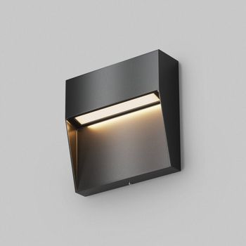 Aplique de pared de exterior led mane square (3w)