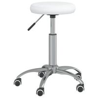 silla de oficina  silla gaming giratoria de cuero sintetico blanco