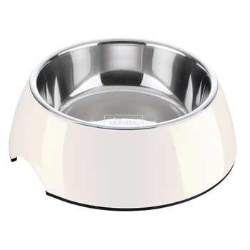 HUNTER Melamine Dog Bowl - White - 0.16 litre