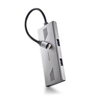 ngs wonderduo-c adaptador multipuerto usb-c 30 a 2x usb-c  2x usb-a 5gbps aluminio