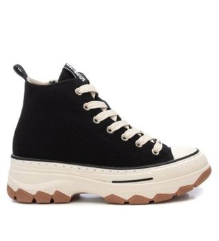 Refresh para mujer. 17231701-NEGRO Zapatillas 172317 negro (38), 3 a 5cm, Cordones, Cremallera, Casual