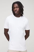 camiseta basica ajustada blanco