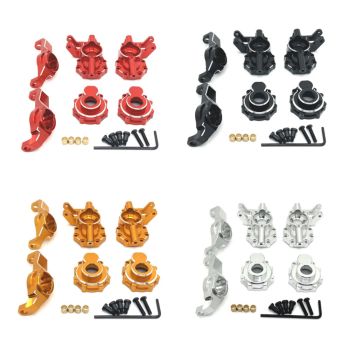 Piezas de metal mejoradas para el eje delantero C, juego de tazas de dirección para HB Toys R1001 R1002 R1003, camión to