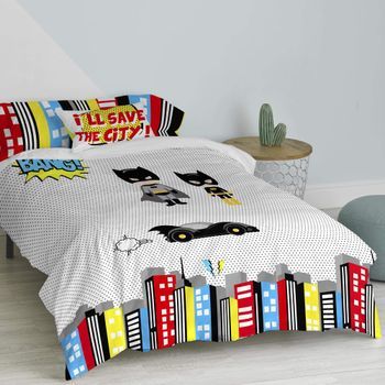Juego Nórdico 2 Piezas Bat 180x220 Cm (cama 105)