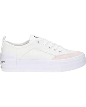 de CALVIN KLEIN YW0YW00903 VULC FLATFORM BOLD 0LA WHITE-ANCIENT WHITE