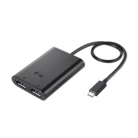 i-tec adaptador usb-c 31 a 2x displayport 4k negro