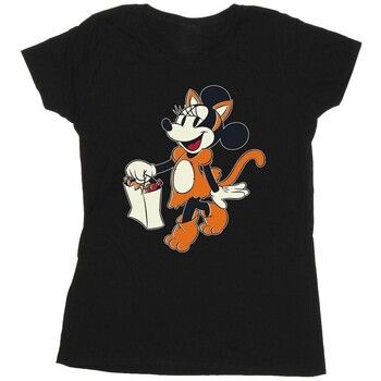 Disney Camiseta Cat Trick Or Treat para mujer