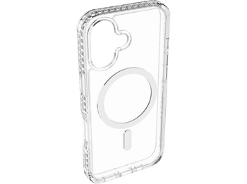 Funda móvil - CellularLine Ultra Strong Mag, Para Apple iPhone 17, MagSafe, Antibacteriano, Ultrarresistente, Transparente