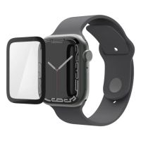 protector de pantalla hama super hybrid para apple watch se 3 negro transparente
