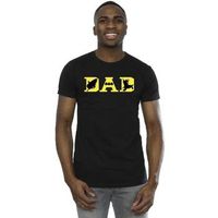 dc comics camiseta dad with bat icons para hombre