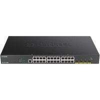 d-link dgs-1250-28xmp switch 28 puertos gigabit  4 sfp