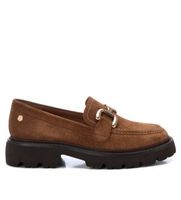 carmela para mujer 16195202-camel mocasines de piel 161952 marron 37 plano ninguno casual