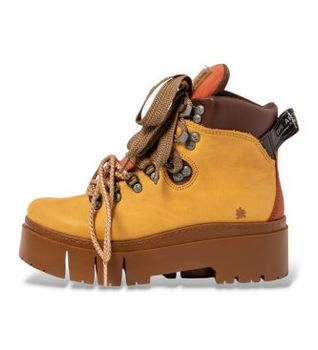 Art para mujer. 1176911VX003_0MU Botas de Piel 1769 Leeds marrón (39), 5 a 8cm, Cordones, Casual
