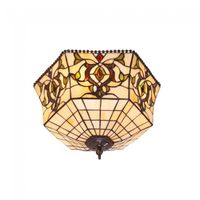 plafon de techo hexa cristal tiffany