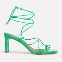 alohas womens bellini leather heeled sandals - uk 4