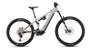 Cube stereo hybrid one77 hpc slx 800 suspension total electrica mtb shimano deore deore xt 12s 800 wh 29   27 5   glint sand beige 2026
