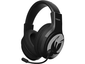 Auriculares gaming - Nacon GH-120, Para PC, Controladores 40mm, Con micrófono ajustable, Negro