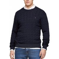 tommy hilfiger jersey mw0mw33132 classic cotton cable cre para hombre