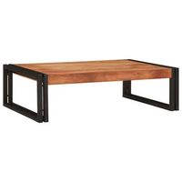 estante de bano marron 80 x 50 x 23 cm madera de acacia solida vidaxl