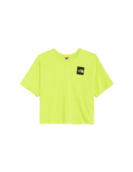 Camiseta de Montaña The North Face Cropped Fine Verde Mujer