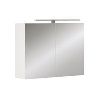 armario con espejo de bano lavio 80 x 60 cm con iluminacion led vicco