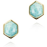 jorge revilla pendientes pendientes hexagonal atlas pequenos para mujer