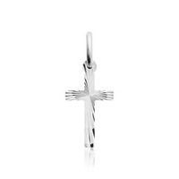 colgante cruz de plata 925