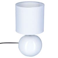 factory cuadros - lampara de ceramica blanco mate