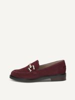 caprice slipper red made of leather with block heel size 385