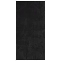 alfombra de pelo corto suave lavable huarte negro 100x200 cm vidaxl