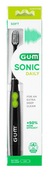 Gum Sonic Daily Cepillo Eléctrico Suave Negro