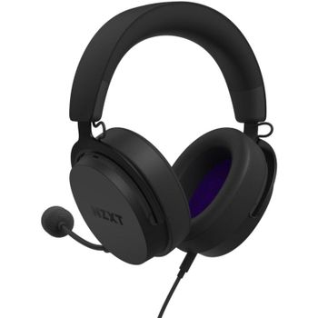 Auriculares NZXT con cable Hi-Res Gaming Micrófono desmontable negro