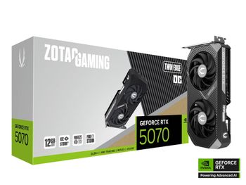 Tarjeta Gráfica ZOTAC NVIDIA GeForce RTX 5070 GDDR7 12GB HDMI DPORT