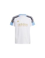 camiseta adidas tiro nations pack infantil blanco