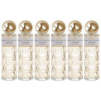 Pack De 6 Eau De Parfum Mujer Saphir Spectrum 200 Ml
