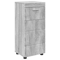 juego de muebles de bano tulum gris sonoma 37 x 315 x 82 cm vidaxl