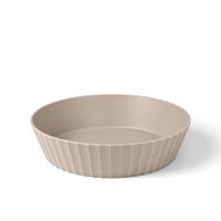 cuenco polipropileno taupe mate diam 25cm